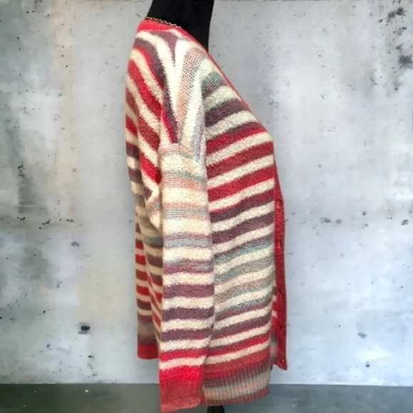 Torrid size 0 multi colored striped cardigan - Picture 5 of 7